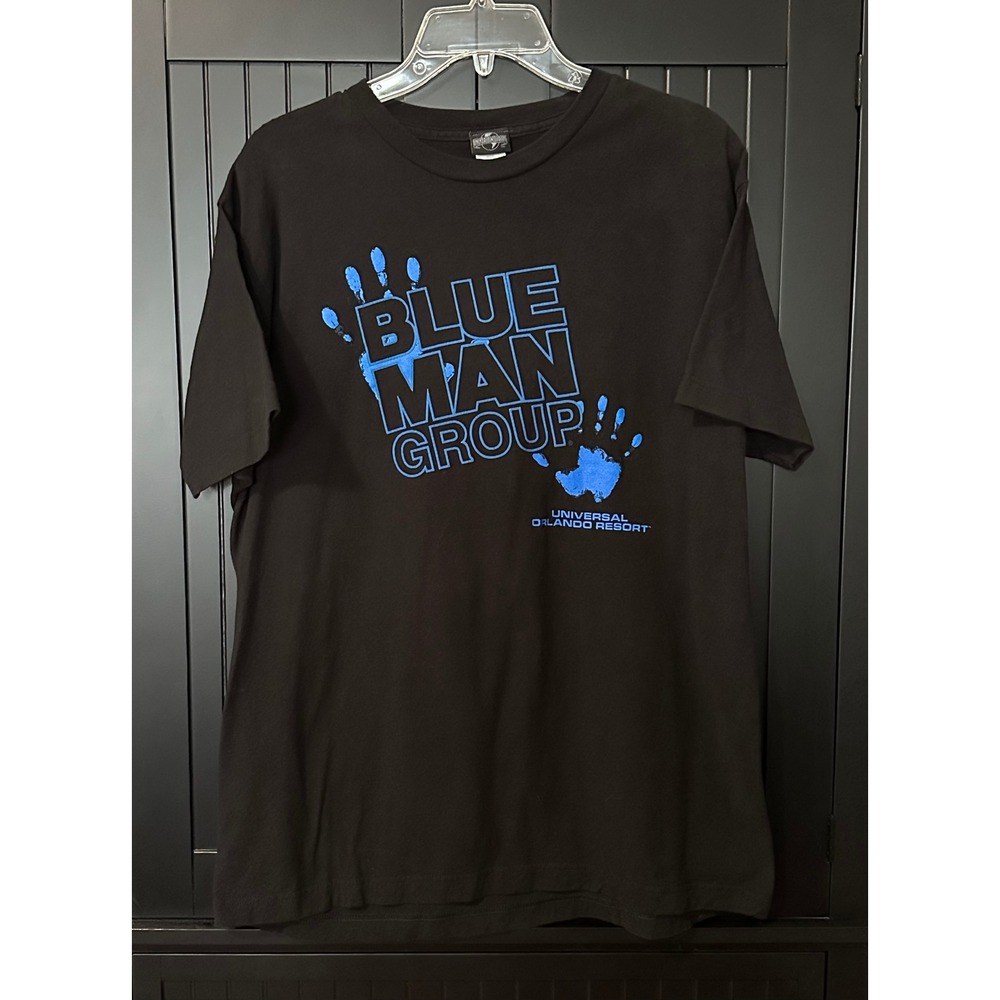 Universal Studios Blue Man Group T Shirt Mens Large Graphic Orlando Resort Tee